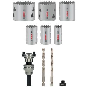 PRO Multi Material Lochsäge Q-Lock Halter-Set, 10-tlg.