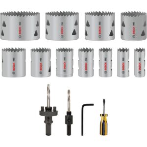 PRO Multi-Material Hole Saw Set, 19-76 mm, 17 pcs.