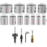 PRO Multi-Material Hole Saw Set, 19-76 mm, 17 pcs.