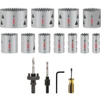 PRO Multi-Material Hole Saw Set, 19-76 mm, 17 pcs.