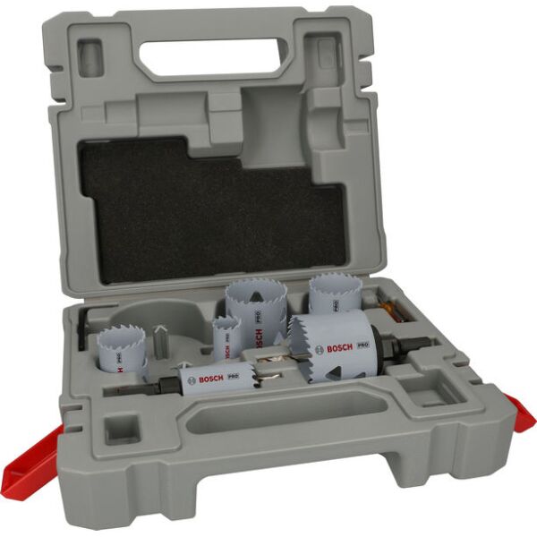 PRO Multi-Material Hole Saw Set, 22-64 mm, 12 pcs.