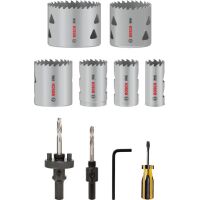 PRO Multi-Material Hole Saw Set, 22-64 mm, 12 pcs.
