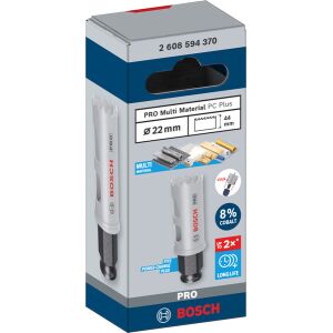 PRO Multi Material PC Plus Lochsäge, 22 mm