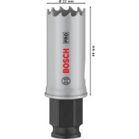 PRO Multi Material PC Plus Lochsäge, 22 mm