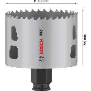PRO Multi Material PC Plus Hole Saw, 68 mm, 16 pcs