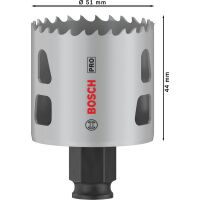 PRO Multi Material PC Plus Hole Saw, 51 mm, 24 pcs