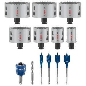 PRO Multi Material PC Plus Lochsägen Set, 22-86 mm, 13-tlg.