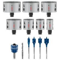 PRO Multi Material PC Plus Lochsägen Set, 22-86 mm, 13-tlg.