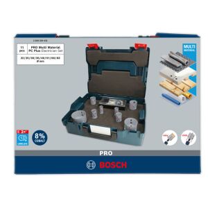 PRO Multi Material PC Plus Lochsägen-Set, 22-83 mm, 11-tlg.