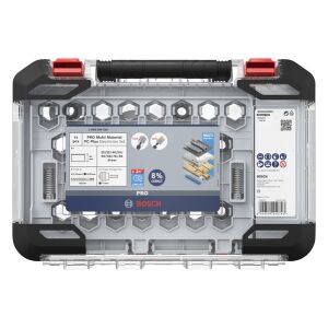 PRO Multi Material PC Plus Hole Saw Set, 25-86 mm, 11 pcs.