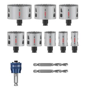 PRO Multi Material PC Plus Hole Saw Set, 25-86 mm, 11 pcs.