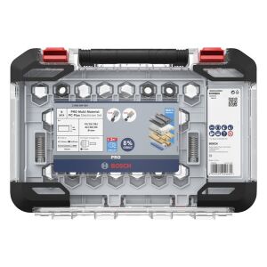 PRO Multi Material PC Plus Hole Saw Set, 19–83 mm, 9 pcs.