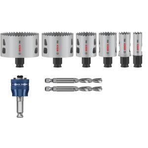 PRO Multi Material PC Plus Hole Saw Set, 19–83 mm, 9 pcs.