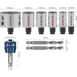 PRO Multi Material PC Plus Lochsägen-Set, 19-68 mm,9-tlg.
