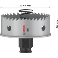 PRO Sheet Metal PC Plus Lochsäge, 68 mm