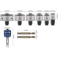 PRO Sheet Metal PC Plus Lochsäge-Set, 20, 29, 64 mm, 8-tlg.