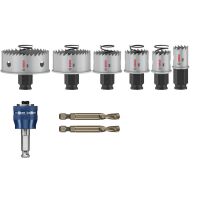 PRO Sheet Metal PC Plus Lochsäge-Set, 20, 25, 64 mm, 8-tlg.