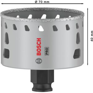 PRO Tile PC Plus hole saw, 70 mm, HS