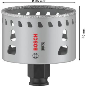 PRO Tile PC Plus hole saw, 65 mm, HS