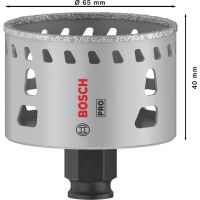 PRO Tile PC Plus hole saw, 65 mm, HS