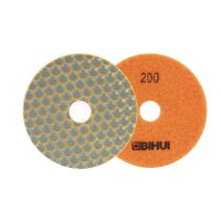 BIHUI Dia-Polier Pad trocken Ø100 mm Klett K200