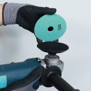BIHUI Rubber Velcro Mounting Plate / D 100 mm / M14