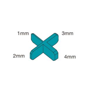BIHUI tile spacers "4 in 1" (bag of 50 pieces)