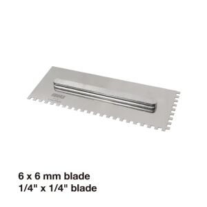 BIHUI Glättekellen-Set gezahnt RS, 280x115mm