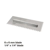 BIHUI Glättekellen-Set gezahnt RS, 280x115mm