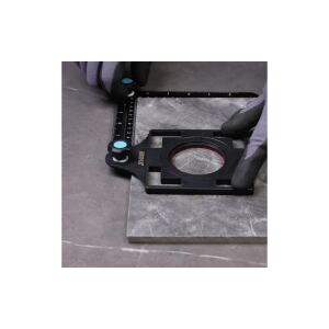 BIHUI Fliesenbohr-Schablone Alu 6-Arm einstellbar