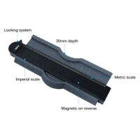 BIHUI adjustable contour template, plastic, 250 mm