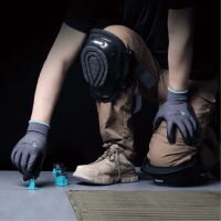 BIHUI Knee Pads GEL "Max," with fabric straps
