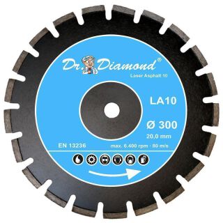 diamond cutting disc LA10 asphalt laser Ø 300 mm / 20,0 mm