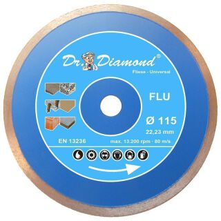 Diamond cutting disc tile universal 