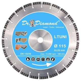Diamanttrennscheibe Universal Turbo Ø 350 mm / 25,4 mm