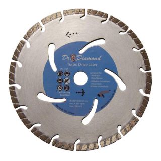 Dr. Diamond® Diamond cutting disc 230 turbo drive laser 