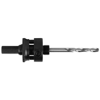 11 mm Hex "quick turn-lock" arbor for Bi-metal & multi-purpose holw saws (Ø 32 - 210 mm) incl. HSS pilot drill