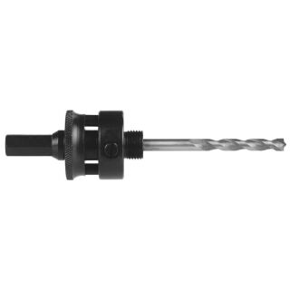 11 mm Sechskant Quick Turn-Lock  Aufnahme für Mehrzweck Lochsägen (Ø 32 - 210 mm) inkl. Hartmetall-Zentrierbohrerbohrer