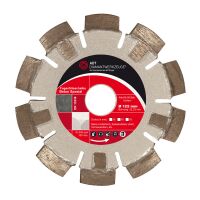 Fugenfrässcheibe Beton Spezial Ø 125 mm / Segmenthöhe 10 mm / Segmentstärke 16 mm / Bohrung 22,23 mm