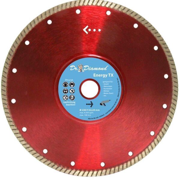 Energy TX diamond cutting disc - Ø 230 mm