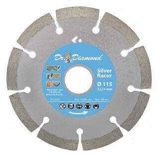 Diamanttrennscheibe Silver Racer - Ø 115 mm
