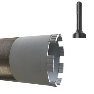 SDS PLUS Bohrkrone trocken Turbo - Ø 52 mm / NL= 300 mm