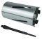 Diamantbohrkrone Laser Turbo - Ø 68 mm / SDS Plus lang (200 mm) inkl. 1x Austreibkeil / mit Zentrierbohrer
