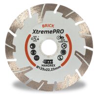 MandreX Diamond Cutting Disc Brick XtremePRO Ø 125 mm Bore 22.23 mm