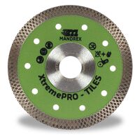 MandreX Diamanttrennscheibe Tiles XtremePRO Ø 115 mm Bohrung 22,23 mm