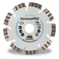 MandreX Diamanttrennscheibe Universal XtremePRO Ø 125 mm Bohrung 22,23 mm