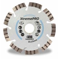 MandreX Diamanttrennscheibe Universal XtremePRO Ø 230 mm Bohrung 22,23 mm