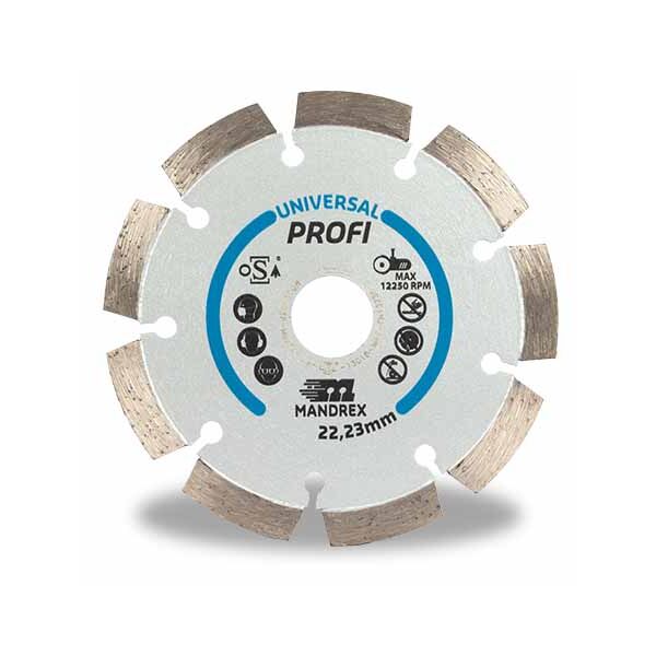 MandreX Diamanttrennscheibe Universal Profi Ø 115 mm Bohrung 22,23 mm