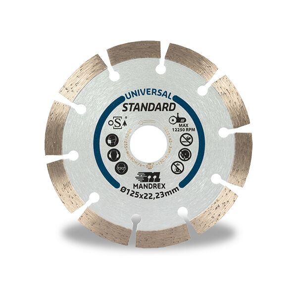 MandreX Diamanttrennscheibe Universal Standard Ø 125 mm Bohrung 22,23 mm
