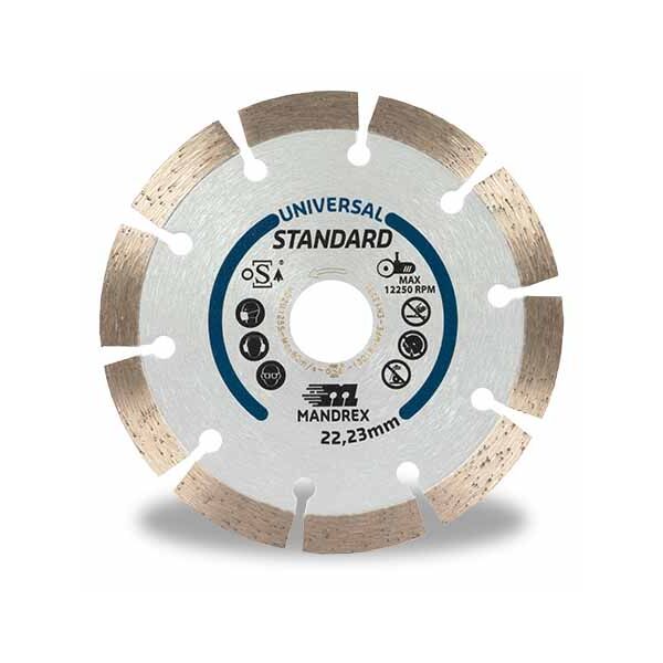 MandreX Diamanttrennscheibe Universal Standard Ø 150 mm Bohrung 22,23 mm